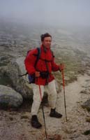 Super vent sur la cr&ecirc;te entre punta Bianca et Monte Formicola.. et la br&ucirc;me, terrible