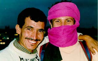 Ali et Pierre-Yves sous le chech